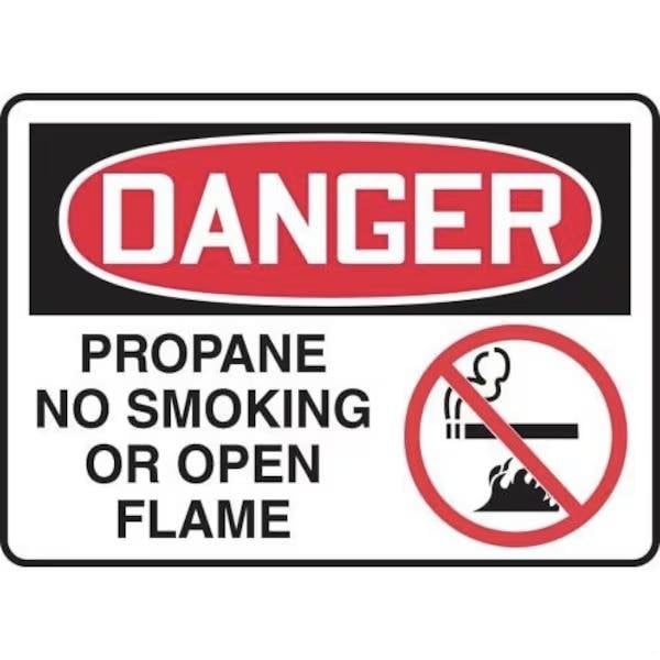 Accuform OSHA DANGER SAFETY SIGN PROPANE MCHL172XV MCHL172XV - main